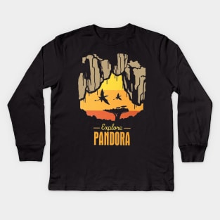 Explore Pandora Kids Long Sleeve T-Shirt